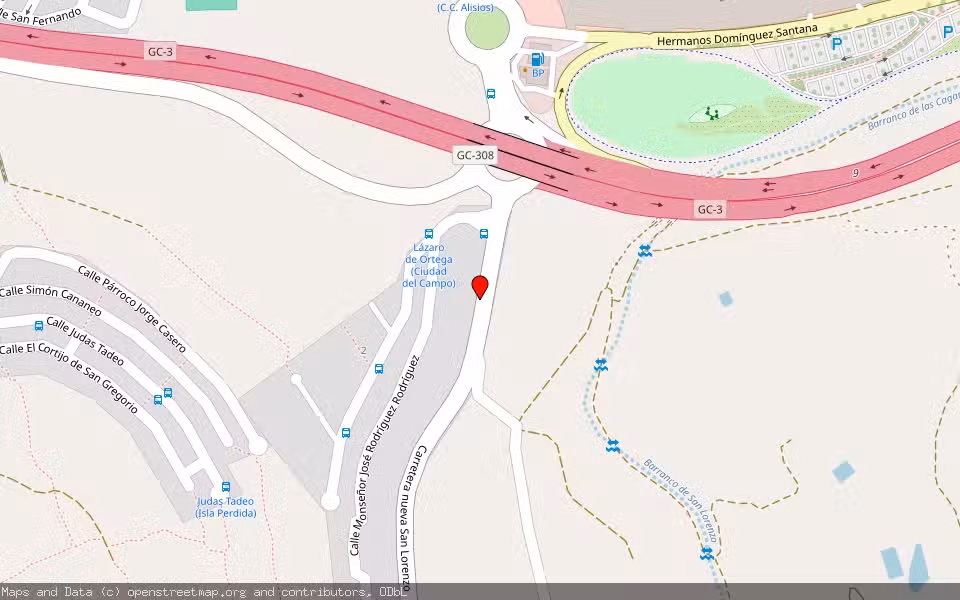 Mapa de Subasta Inmueble (Vivienda) en Las Palmas De Gran Canaria, Las Palmas