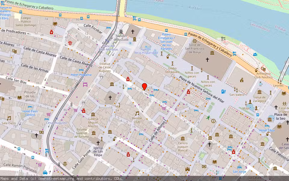 Mapa de Subasta Inmueble (Vivienda) en Zaragoza