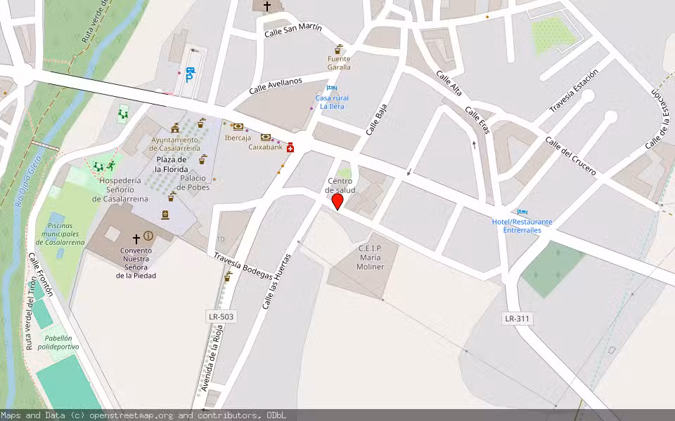 Mapa de Subasta Inmueble (Vivienda) en Casalarreina, La Rioja