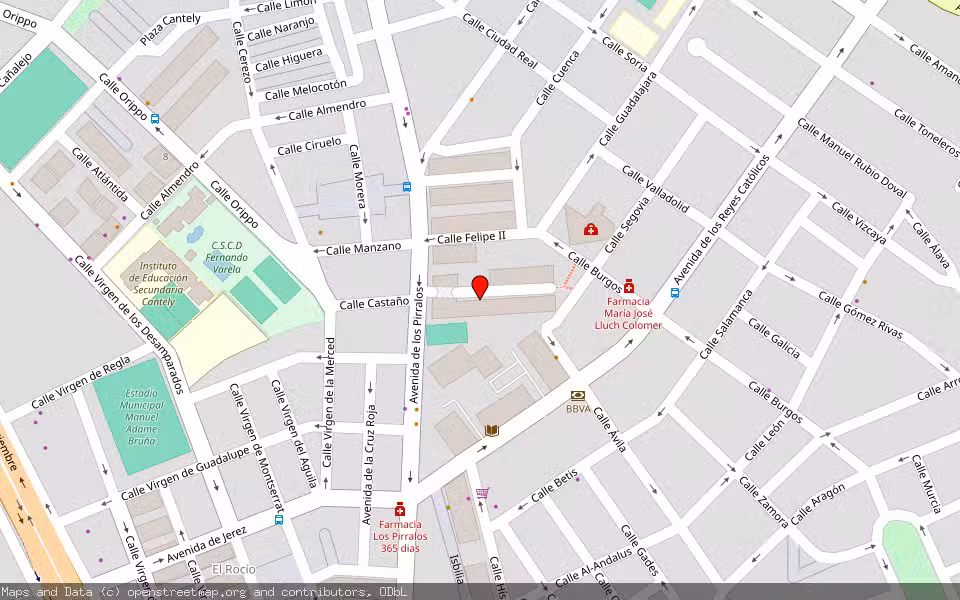 Mapa de Subasta Inmueble (Vivienda) en Dos Hermanas, Sevilla