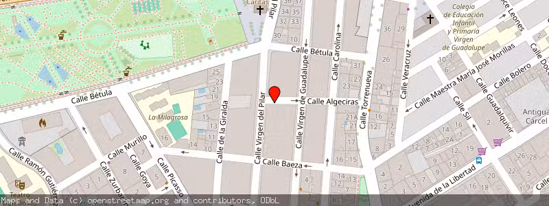 Mapa de Subasta de Inmueble (Vivienda) en Ubeda, Jaén 