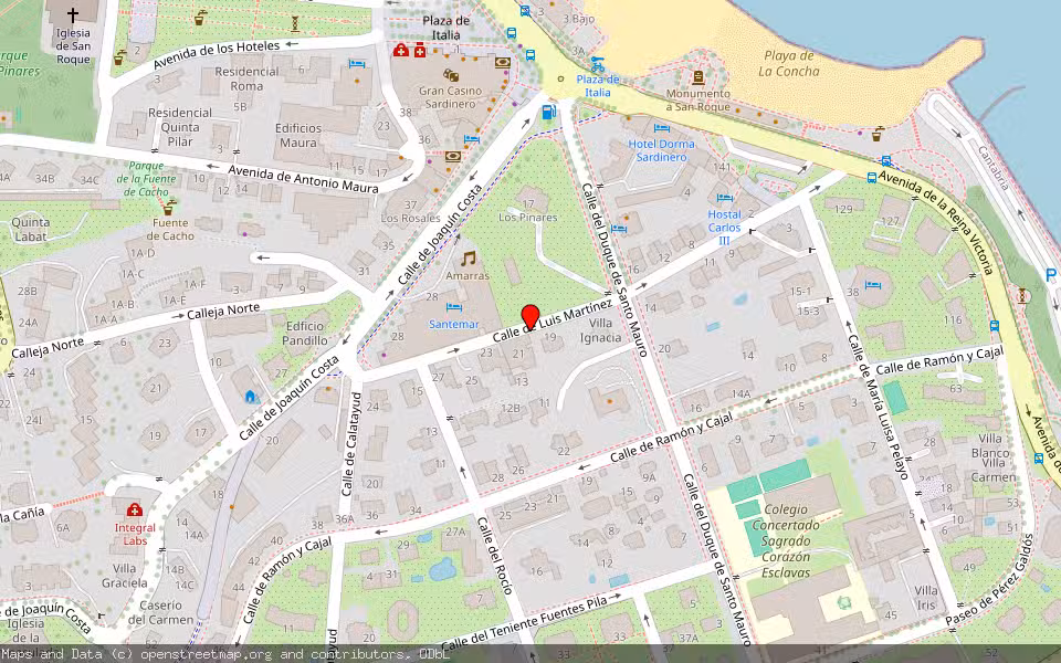 Mapa de Subasta Inmueble (Otros) en Santander, Cantabria