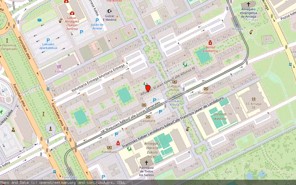 Mapa de Subasta Inmueble (Local comercial) en Vitoria, Araba/Álava