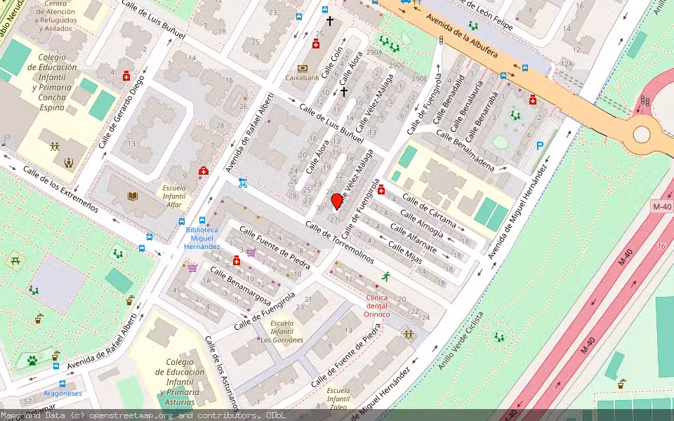 Mapa de Subasta Inmueble (Vivienda) en Madrid