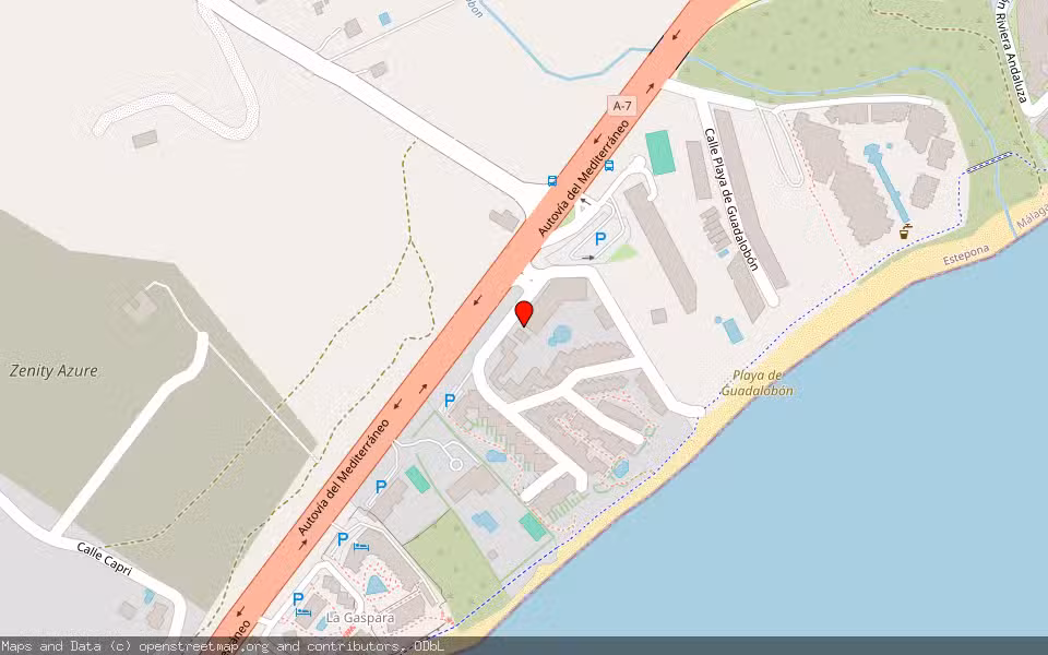 Mapa de Subasta Inmueble (Local comercial) en Estepona, Málaga