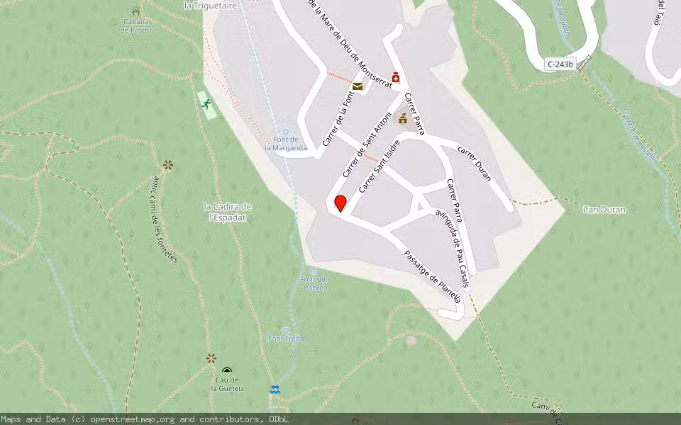 Mapa de Subasta Inmueble (Vivienda) en Castellvi De Rosanes, Barcelona
