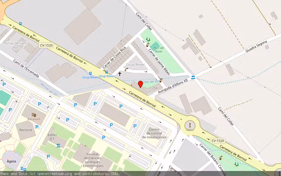 Mapa de Subasta Inmueble (Trastero) en Castellon, Castellón/Castelló