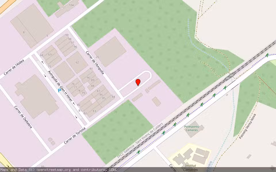Mapa de Subasta Inmueble (Solar) en Camarles, Tarragona