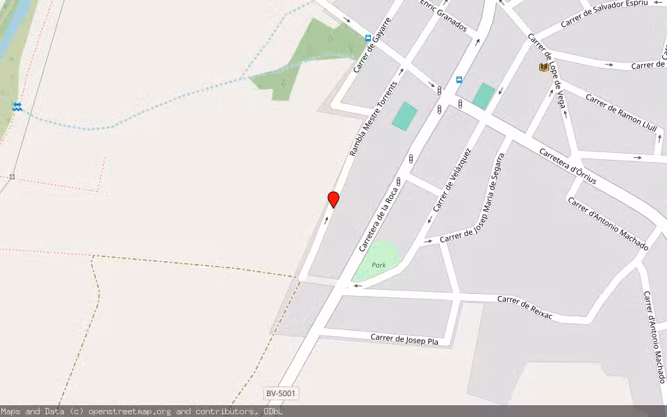 Mapa de Subasta Inmueble (Otros) en La Roca Del Valles, Barcelona