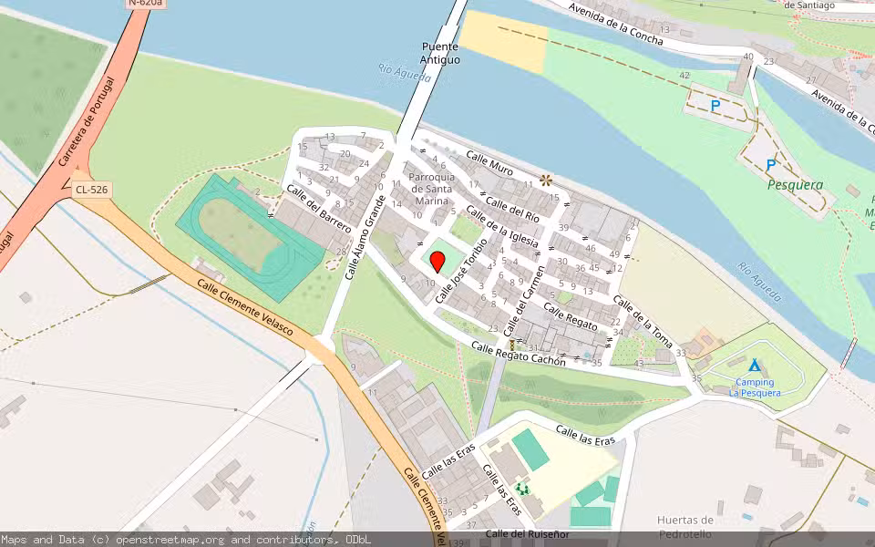 Mapa de Subasta Inmueble (Vivienda) en Ciudad Rodrigo, Salamanca