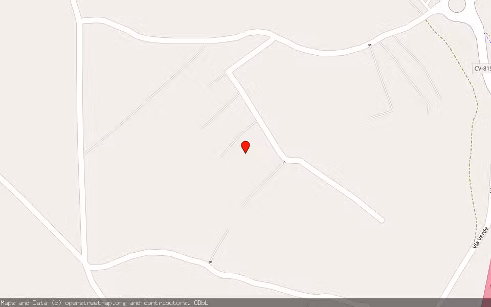 Mapa de Subasta Inmueble (Finca rústica) en Castalla, Alicante/Alacant