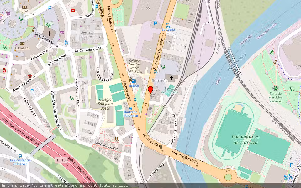 Mapa de Subasta Inmueble (Vivienda) en Barakaldo, Bizkaia