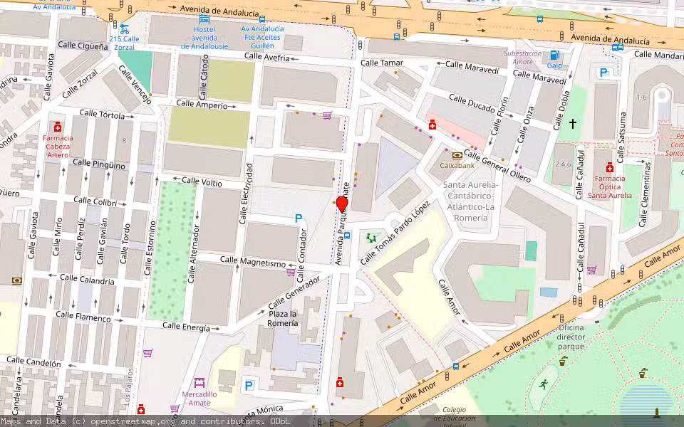 Mapa de Subasta Inmueble (Local comercial) en Sevilla