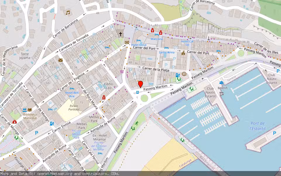 Mapa de Subasta Inmueble (Otros) en L'estartit, Girona