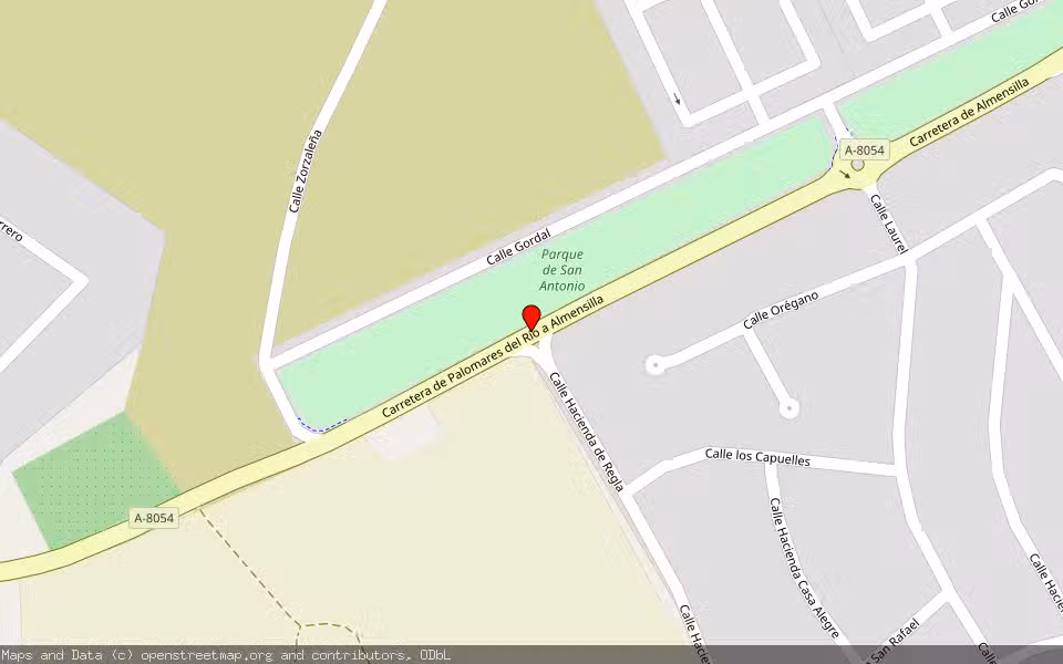 Mapa de Subasta Inmueble (Solar) en Almensilla, Sevilla