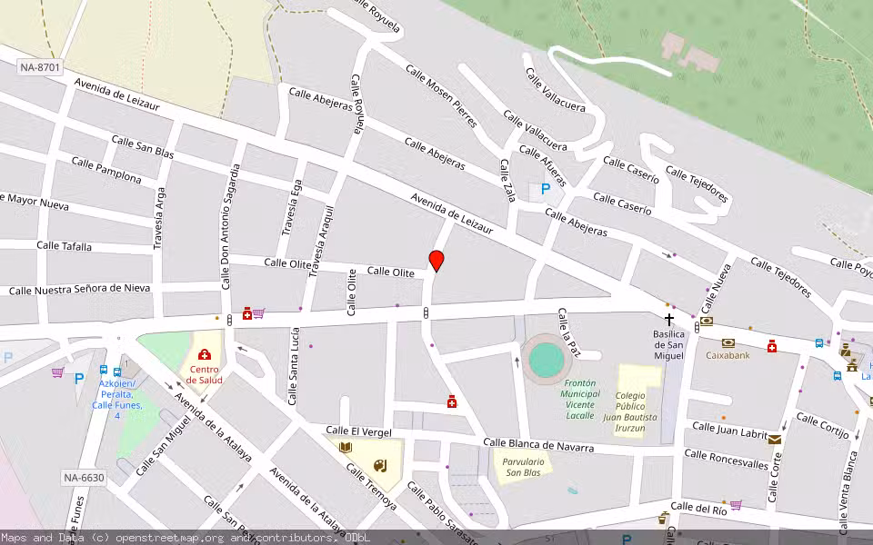 Mapa de Subasta Inmueble (Vivienda) en Peralta, Navarra