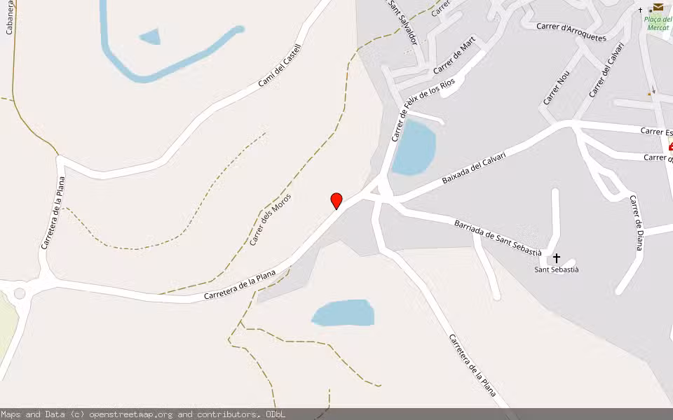 Mapa de Subasta Inmueble (Solar) en Almenar, Lleida
