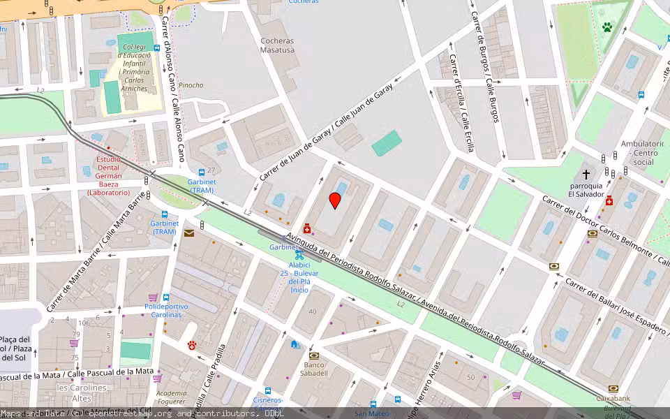 Mapa de Subasta Inmueble (Vivienda) en Alicante, Alicante/Alacant