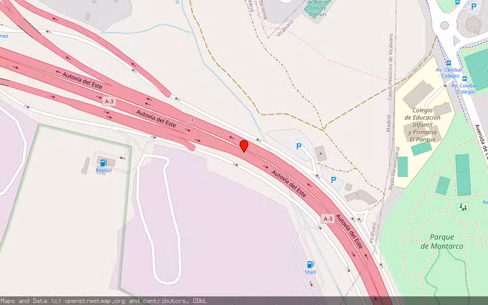Mapa de Subasta Inmueble (Local comercial) en Madrid