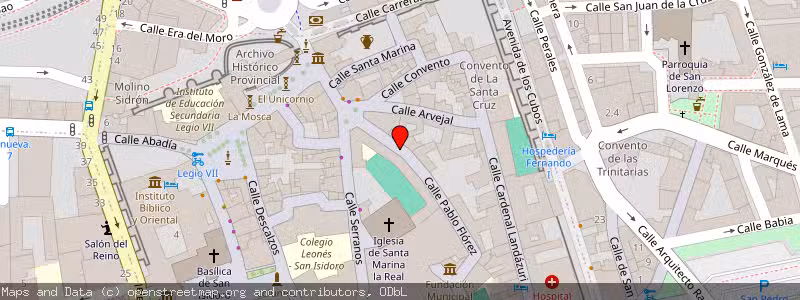 Mapa de Subasta de Inmueble (Vivienda) en Leon, León 