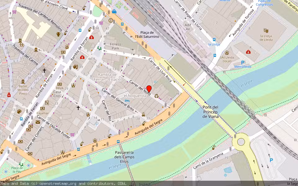 Mapa de Subasta Inmueble (Vivienda) en Lleida