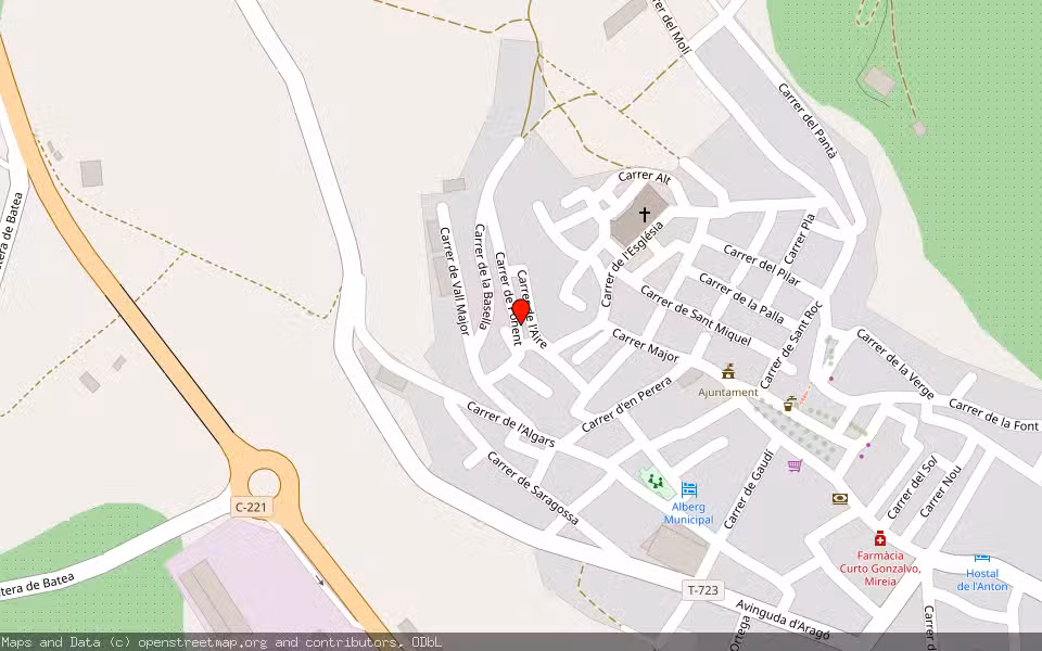 Mapa de Subasta Inmueble (Vivienda) en Batea, Tarragona