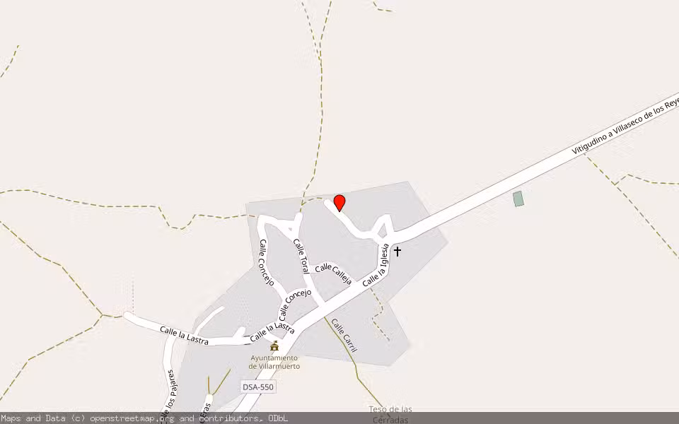 Mapa de Subasta Inmueble (Vivienda) en Villarmuerto, Salamanca