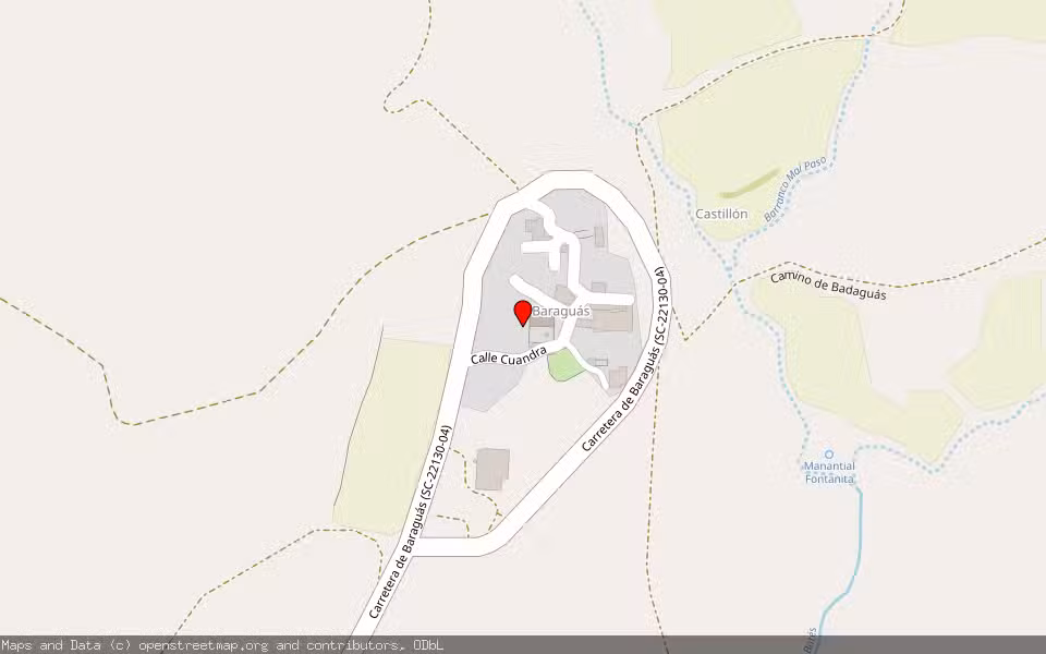 Mapa de Subasta Inmueble (Solar) en Jaca, Huesca