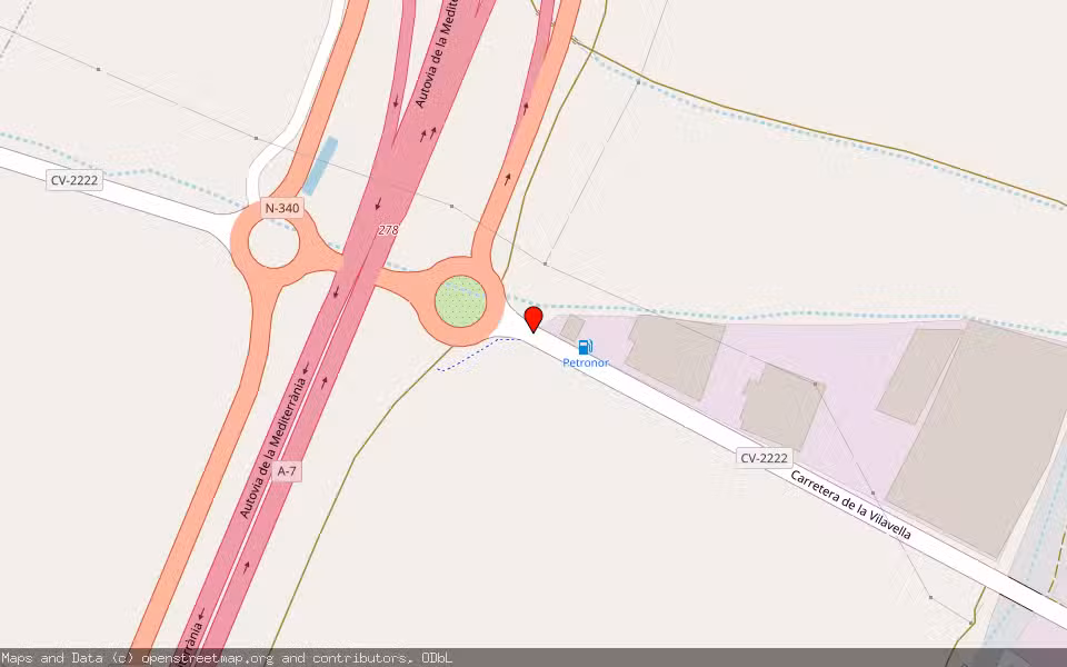 Mapa de Subasta Inmueble (Solar) en Nules, Castellón