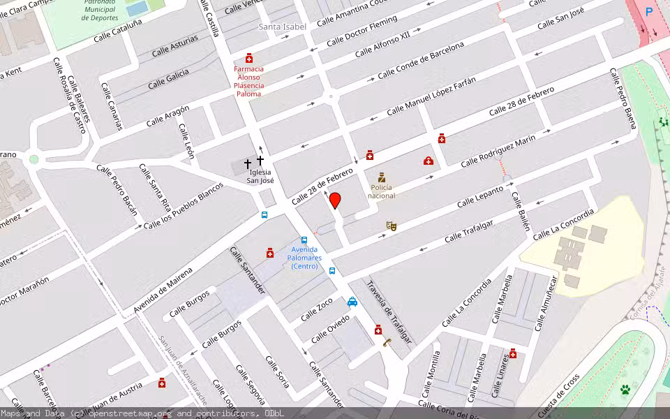 Mapa de Subasta Inmueble (Vivienda) en San Juan De Aznalfarache, Sevilla