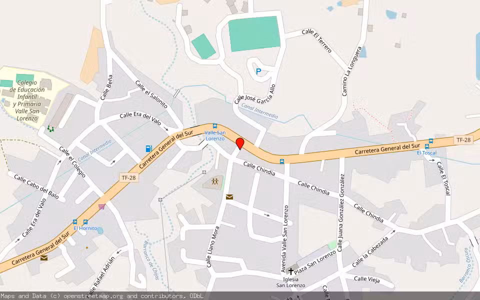 Mapa de Subasta Inmueble (Garaje) en Arona, Santa Cruz de Tenerife