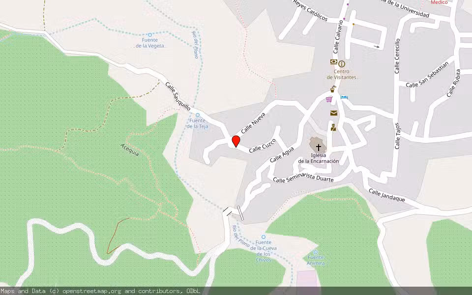 Mapa de Subasta Inmueble (Vivienda) en Yunquera, Málaga