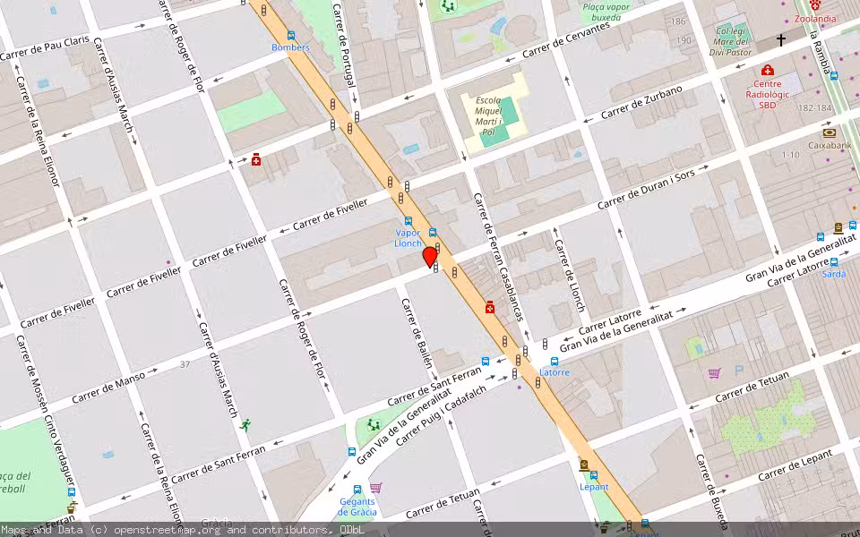Mapa de Subasta Inmueble (Local comercial) en Sabadell, Barcelona