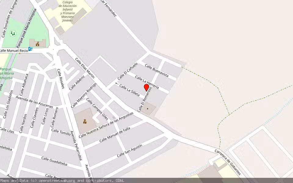 Mapa de Subasta Inmueble (Nave industrial) en Campillos, Málaga