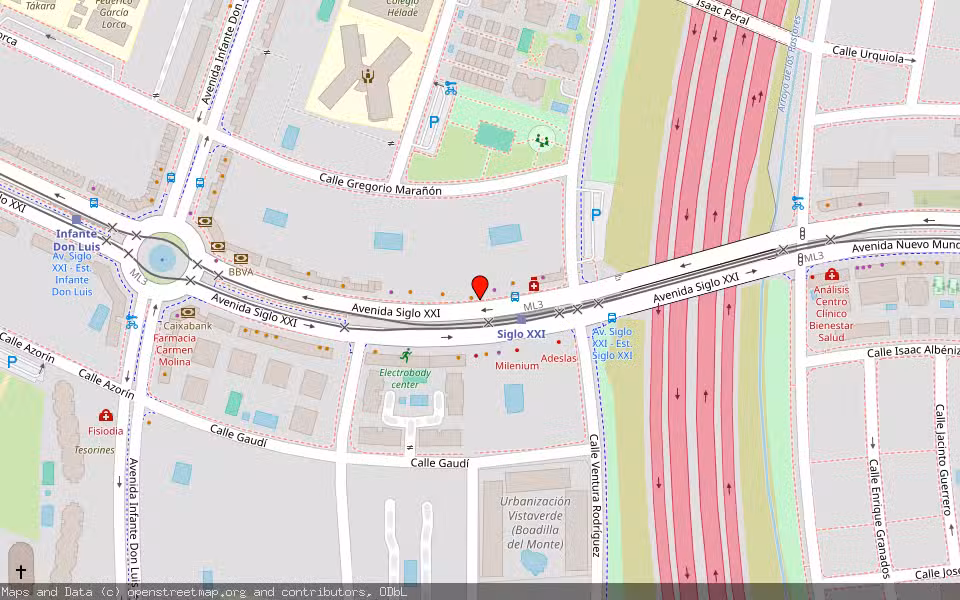 Mapa de Subasta Inmueble (Otros) en Boadilla Del Monte, Madrid