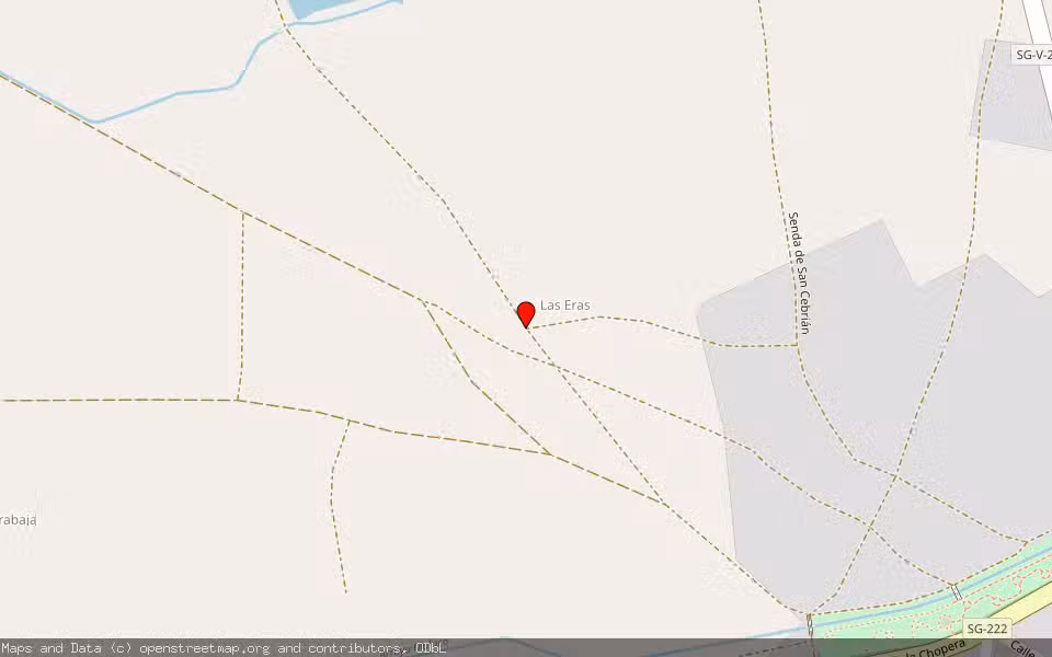 Mapa de Subasta Inmueble (Finca rústica) en Fuentepelayo, Segovia