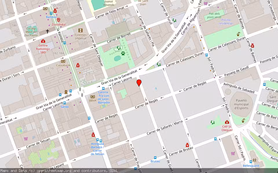 Mapa de Subasta Inmueble (Vivienda) en Sabadell, Barcelona