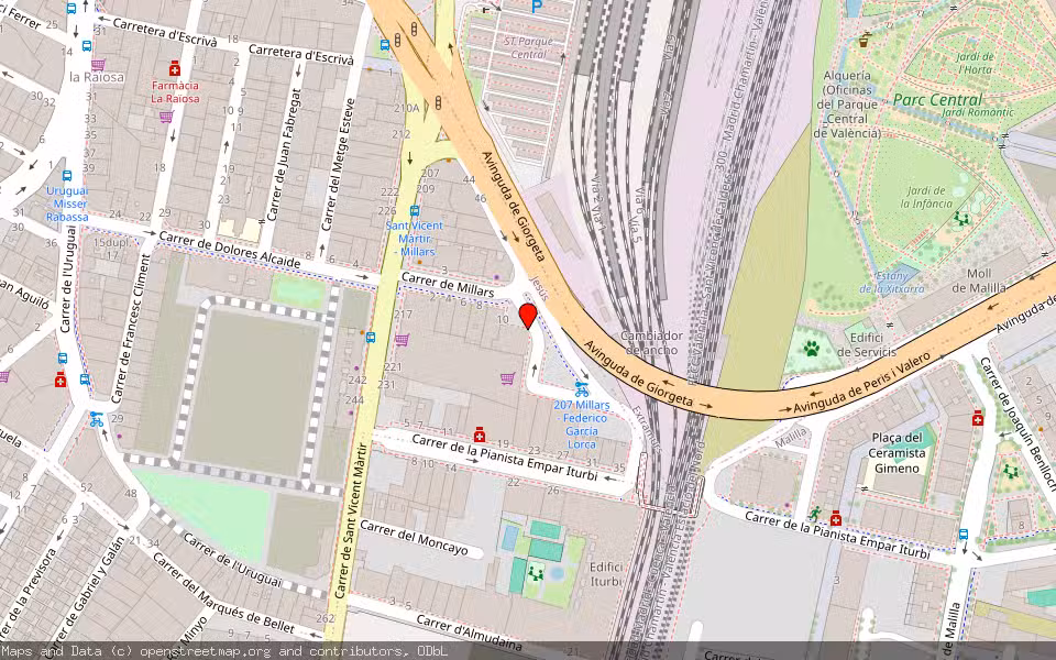 Mapa de Subasta Inmueble (Vivienda) en Valencia, Valencia/València