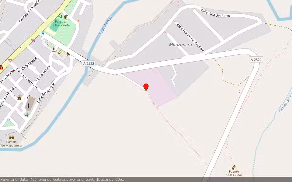 Mapa de Subasta Inmueble (Otros) en Manzanaera, Teruel