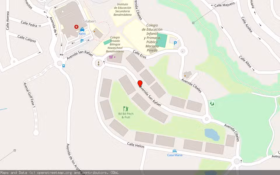 Mapa de Subasta Inmueble (Garaje) en Benalmadena, Málaga