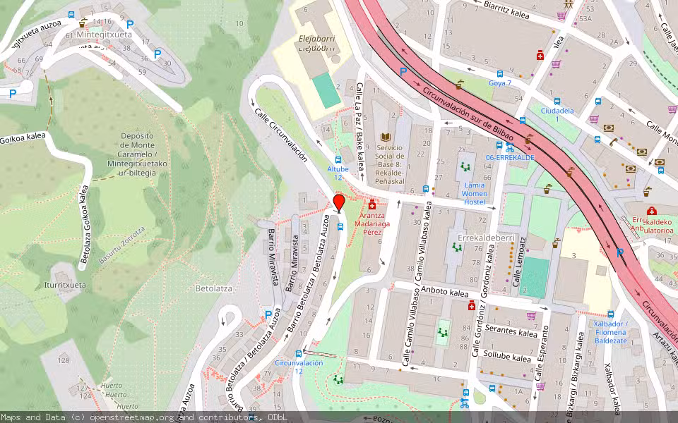 Mapa de Subasta Inmueble (Otros) en Bilbao, Bizkaia