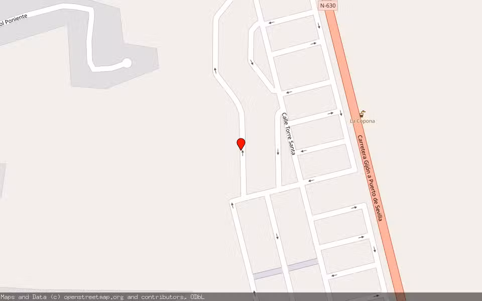 Mapa de Subasta Inmueble (Solar) en Sariegos, León
