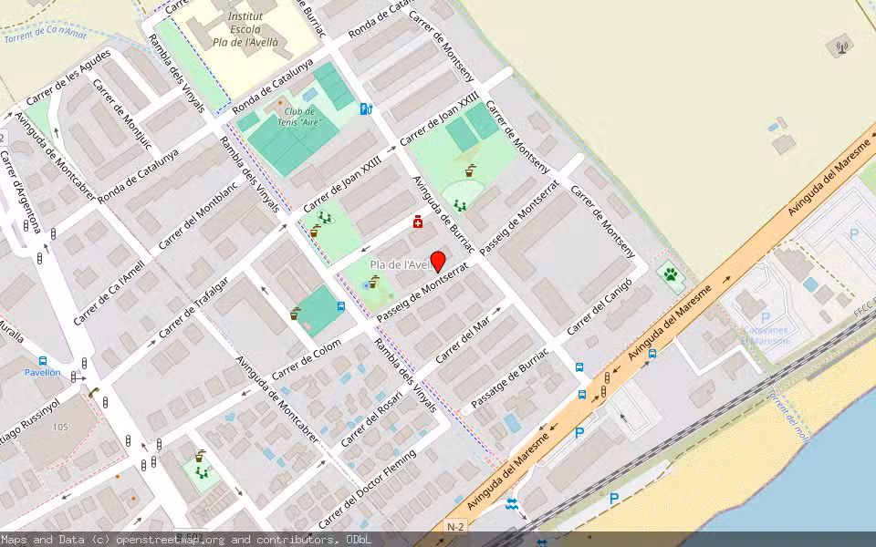 Mapa de Subasta Inmueble (Finca rústica) en Montserrat, Valencia/València
