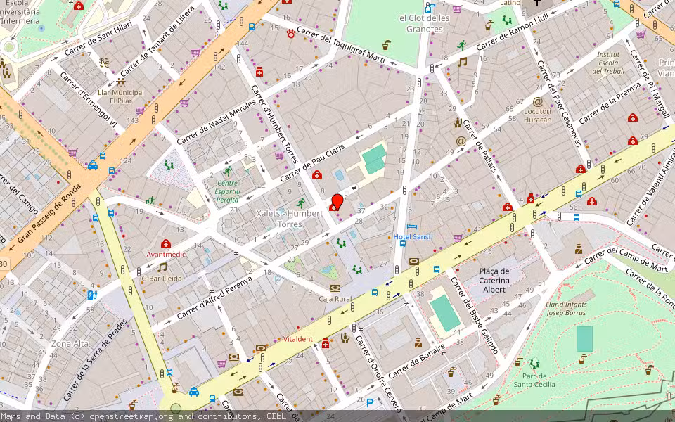 Mapa de Subasta Inmueble (Vivienda) en Lleida