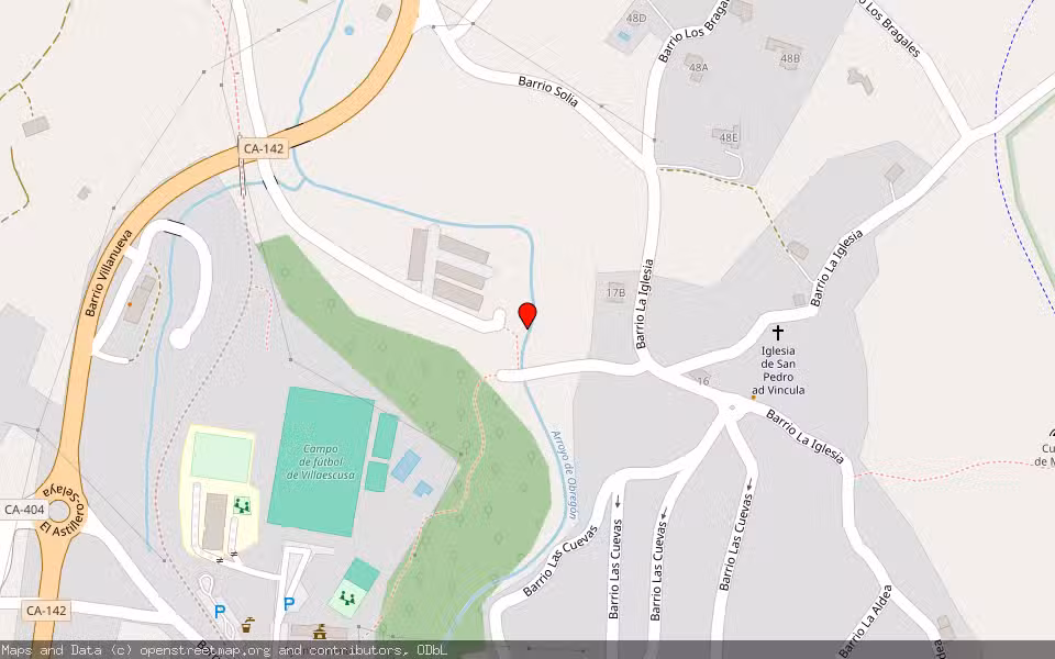 Mapa de Subasta Inmueble (Vivienda) en La Concha- Villaescusa, Cantabria