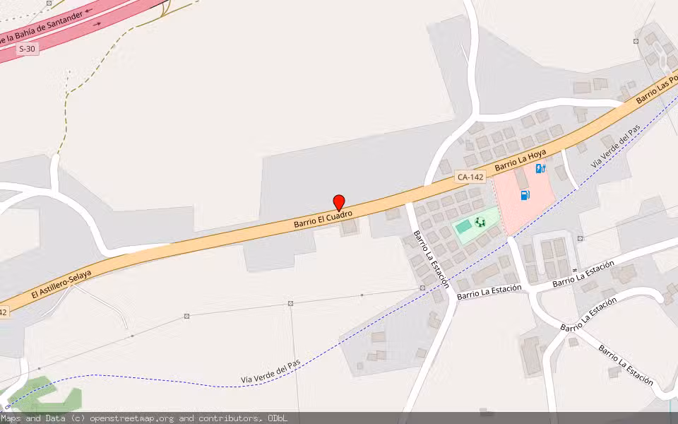 Mapa de Subasta Inmueble (Vivienda) en Villaescusa, Cantabria