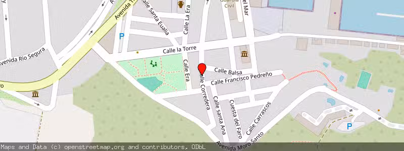 Mapa de Subasta de Inmueble (Local comercial) en Mazarrón, Murcia 