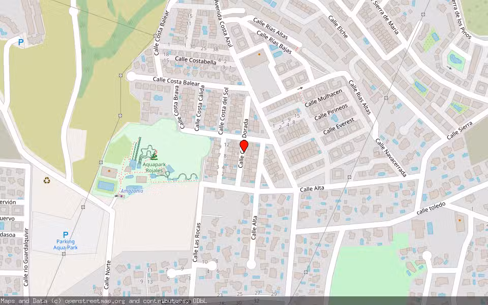Mapa de Subasta Inmueble (Vivienda) en Rojales, Alicante/Alacant