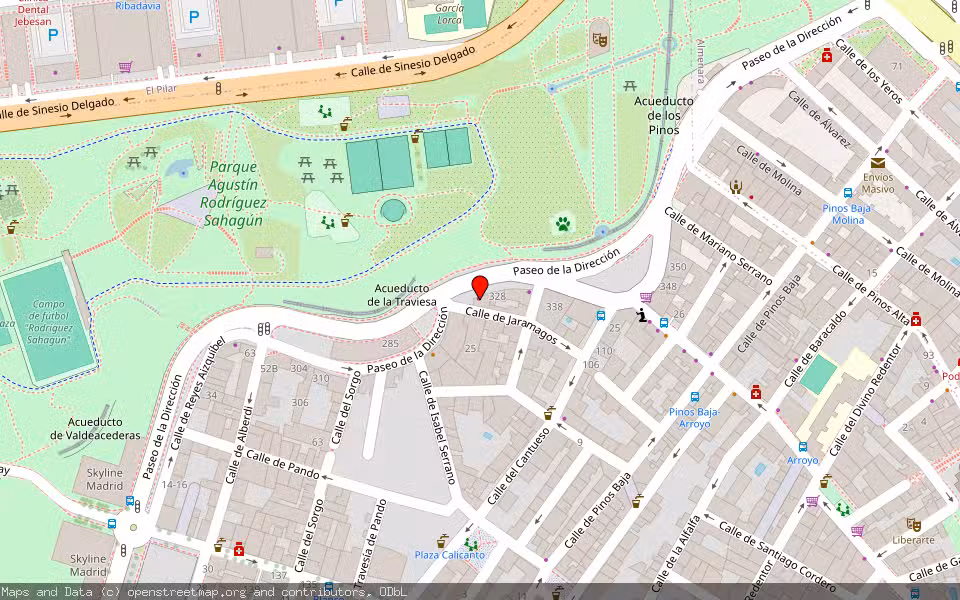 Mapa de Subasta Inmueble (Vivienda) en Madrid