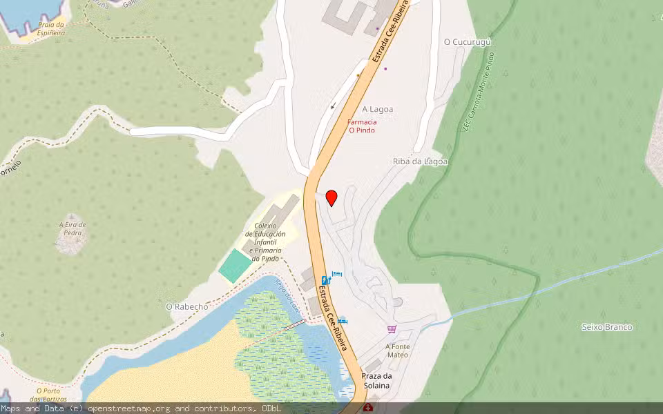 Mapa de Subasta Inmueble (Local comercial) en Carnota, A Coruña